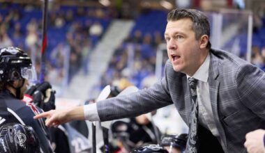 After a season that ended with Vancouver Giants at the bottom of their division, head coach Parker Burgess will not return next season. (Rob Wilton/Special to Langley Advance Times)