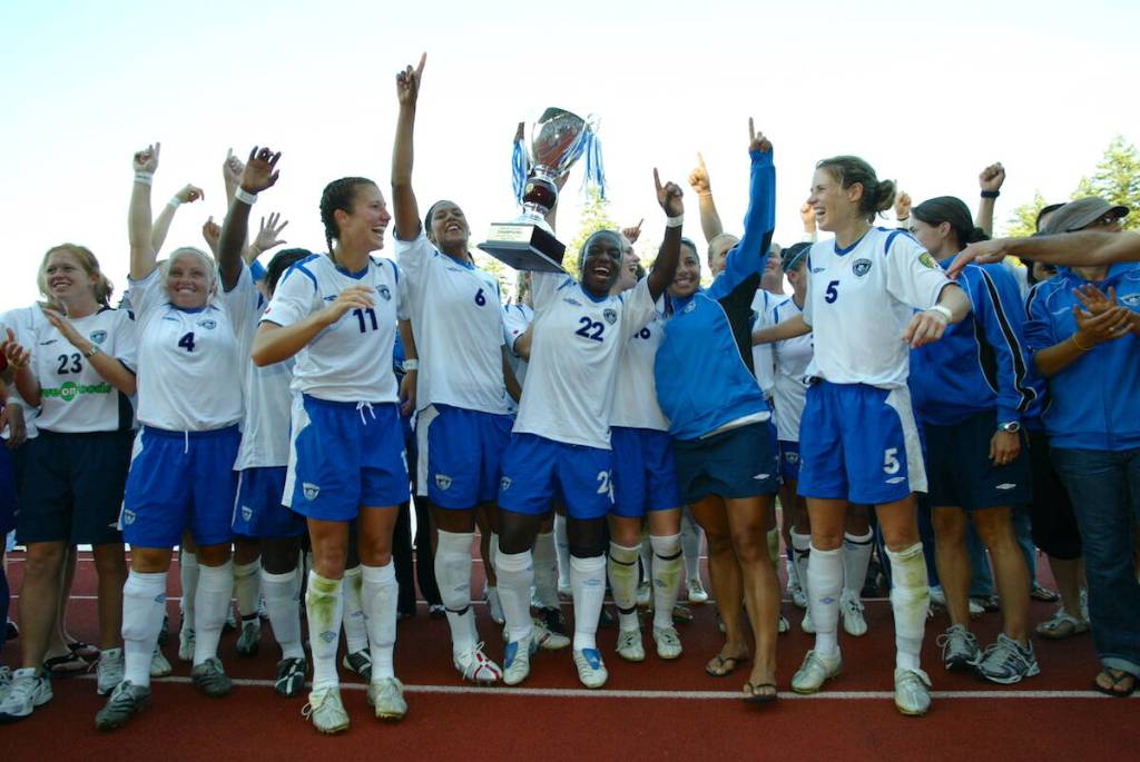 The 2006 Vancouver Whitecaps women&rsquo;s soccer team, W-League champions two decades ago, are among 2026 inductees at the BC Sports Hall of Fame. (Contributed to Surrey Now-Leader)