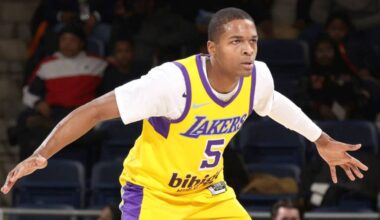 Vancouver Bandits signed Los Angeles Lakers G League guard Tevian Jones on Thursday, April 16. (Special to Langley Advance Times)