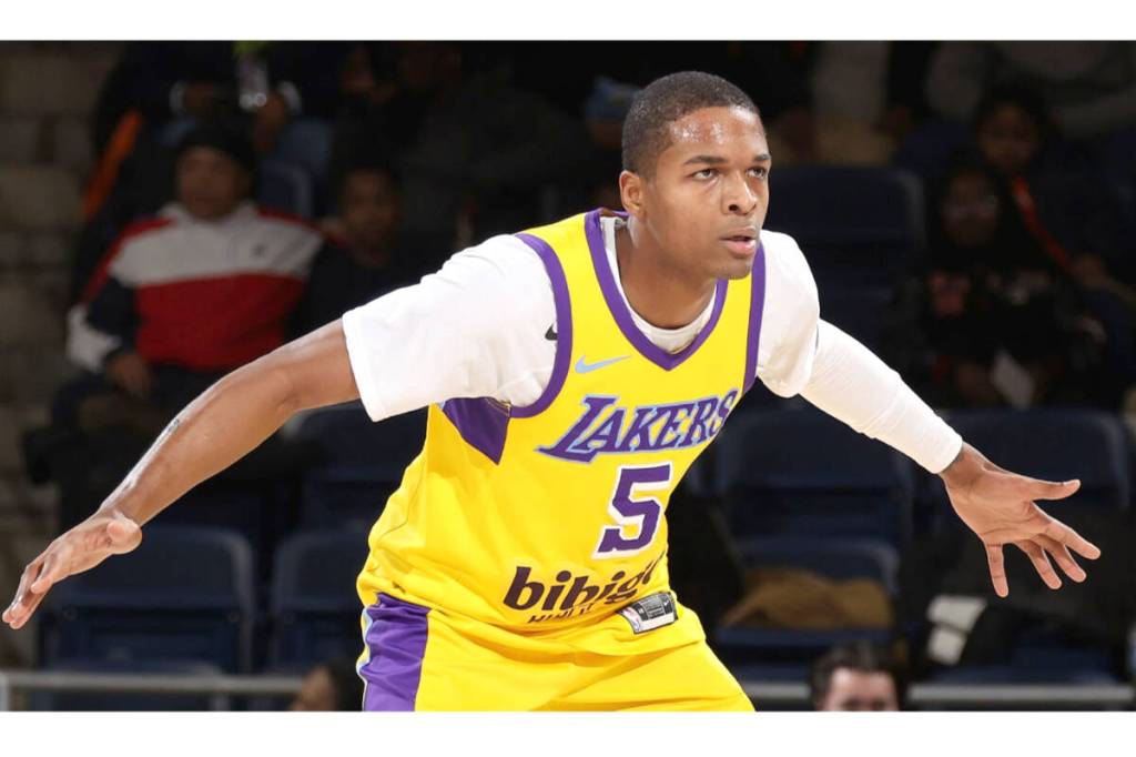 Vancouver Bandits signed Los Angeles Lakers G League guard Tevian Jones on Thursday, April 16. (Special to Langley Advance Times)