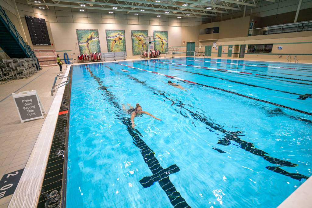 The pool at Surrey Sport & Leisure Complex in Fleetwood. Everyone deserves access to recreation programs in Surrey, this writer says. (Facebook.com/surreybcrec photo)
