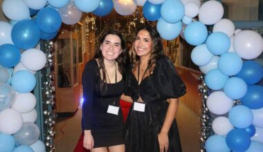 Sarah Coviello and Mia Binning are two Elgin Park Secondary school students showcasing what leadership and student understanding can do to a school. (Elgin Park Student Council/Contributed to Peace Arch News)