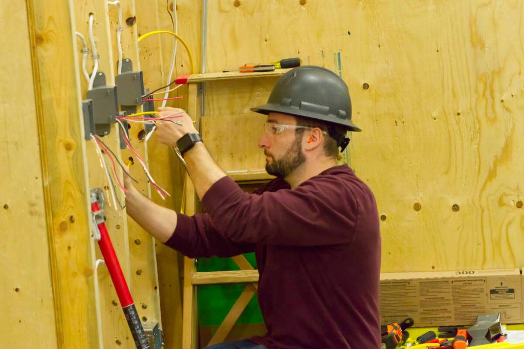Competitions took place across 50 different trades and skillsets at the 2026 Skills Canada BC Provincials, which were held at Tradex in Abbotsford on April 15. (Brandon Tucker/Abbotsford News)