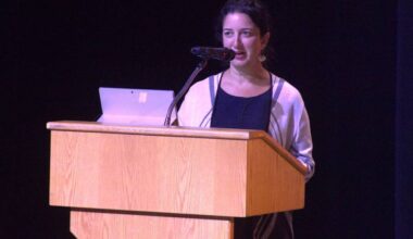 B.C. Human Rights Commissioner Kasari Govender speaks in Cranbrook. (Trevor Crawley/Cranbrook Townsman)