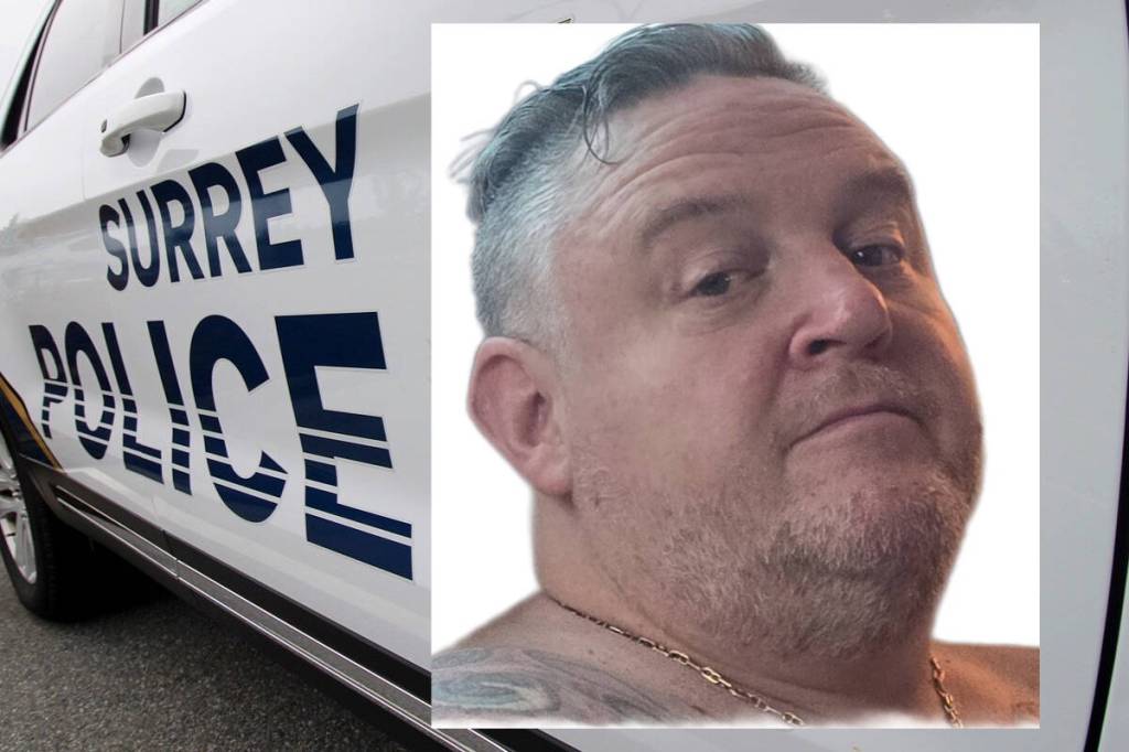 Surrey Police Service are looking to locate Jason Donald Whyte. (Contributed photo/Surrey Now Leader files)