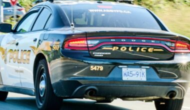 Abbotsford Police Department responded to multiple schools after a threatening email was circulated on April 20. (Abbotsford Police Department)