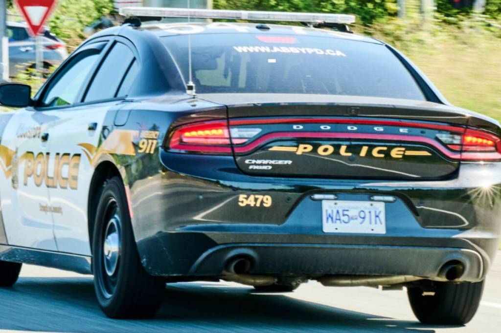 Abbotsford Police Department responded to multiple schools after a threatening email was circulated on April 20. (Abbotsford Police Department)