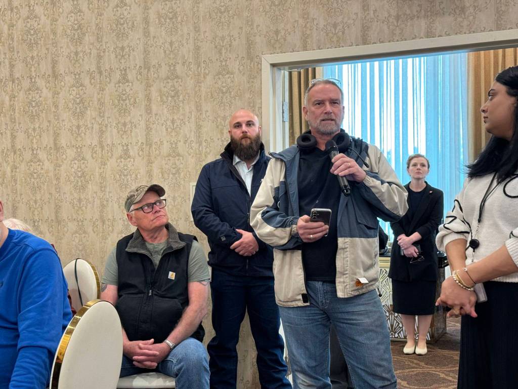 Members of the public had a chance to ask questions and share feedback with Fraser Health leadership at the health authority&rsquo;s public board meeting in Mission on Wednesday (April 22). (Dillon White/Mission Record)