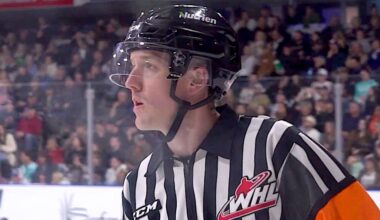 Mike Campbell, WHL Official of the Year for 2026. (Contributed/WHL photo)