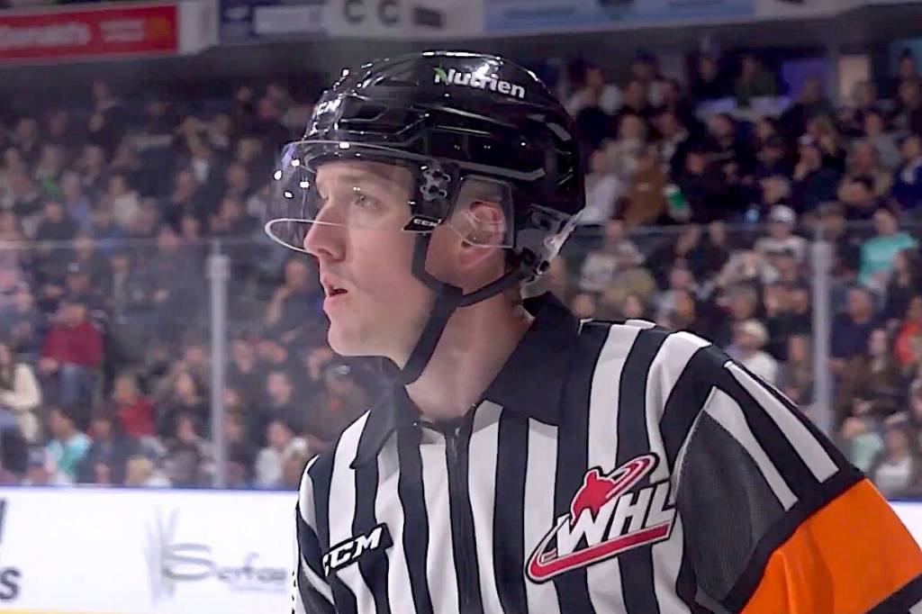 Mike Campbell, WHL Official of the Year for 2026. (Contributed/WHL photo)