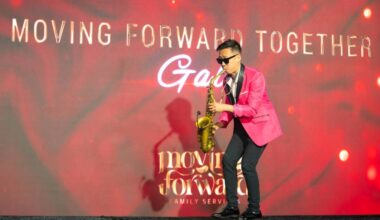 Saxophone player at the Moving Forward Together Gala at Crown Palace Banquet Hall in Surrey on April 10, 2026. (Contributed to Surrey Now-Leader)