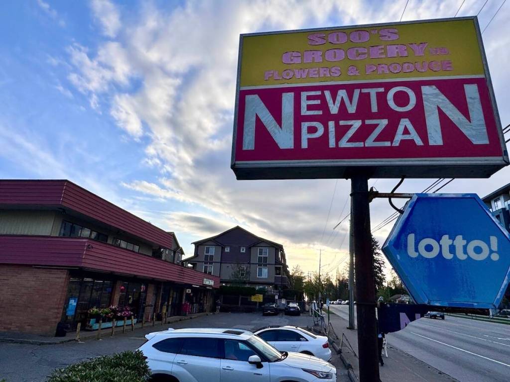 Outside Soo&rsquo;s Market in Surrey on April 22, 2026. (Tom Zillich/Surrey Now-Leader)