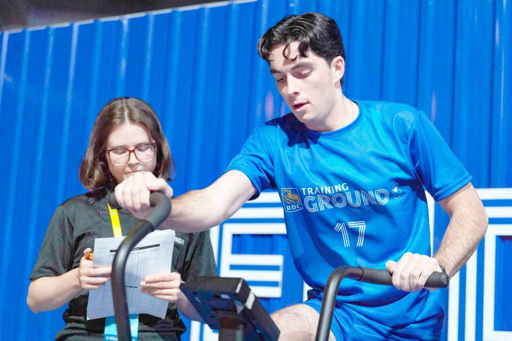 Surrey&rsquo;s Adam Scott, a local soccer player, was identified at the 2025 RBC Training Ground event by scouts from Bobsleigh Skeleton Canada. (Photo submitted to Cloverdale Reporter/RBC Training Ground)