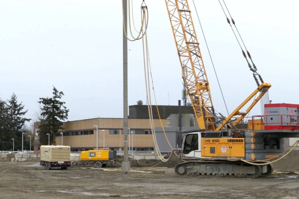 A Fraser Health memo confirms the province has cancelled the construction contract for the new Beedie Long-Term Care Centre in Delta, but says the government remains committed to the project moving forward. (James Smith/North Delta Reporter photo)