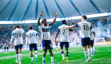 Goal celebration during Vancouver Whitecaps FC&rsquo;s annual Vaisakhi Match at BC Place Stadium on Saturday, April 4, 2026. (Bob Frid/Contributed to Surrey Now-Leader)