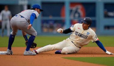 Dodgers score 6 runs in 4th to snap Cubs' 10-game winning streak