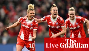 Bayern Munich 2-1 Manchester United (5-3 on agg): Women’s Champions League quarter-final, second leg – as it happpened | Women's Champions League