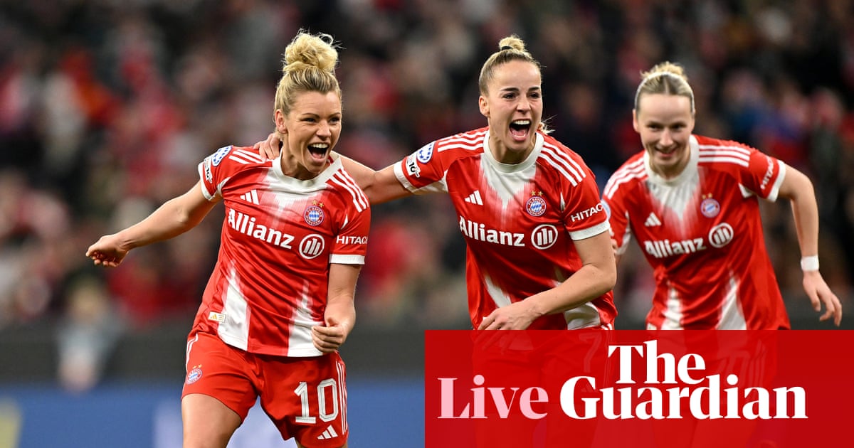 Bayern Munich 2-1 Manchester United (5-3 on agg): Women’s Champions League quarter-final, second leg – as it happpened | Women's Champions League