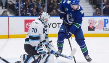 Keller scores three goals as Utah Mammoth defeat Vancouver Canucks 7-4