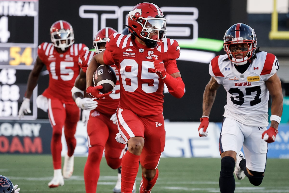 Stampeders receiver Jalen Philpot keeping an open mind about CFL’s 2027 field changes