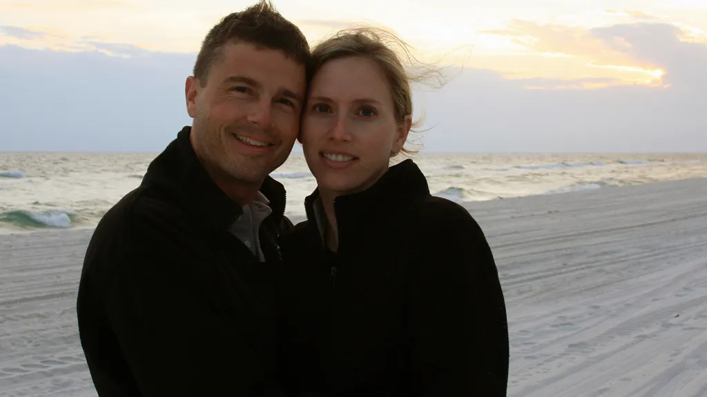 NASA astronaut Reid Wiseman and wife Carroll Taylor Wiseman