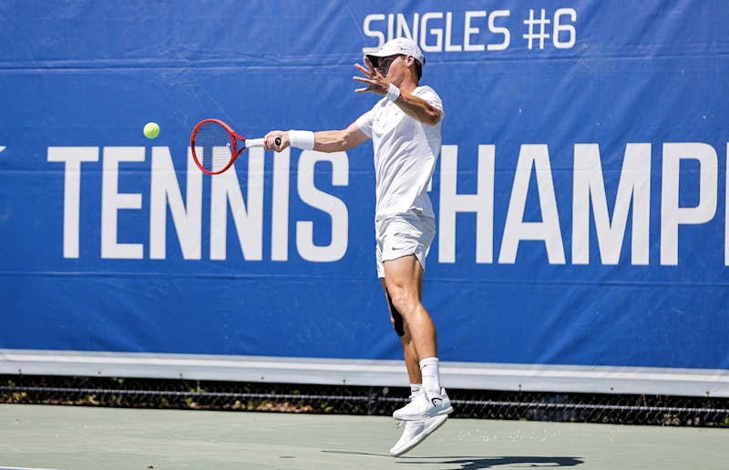 No. 4 men’s tennis pulls off a stunner, comes back against No. 47 California to advance - The Cavalier Daily