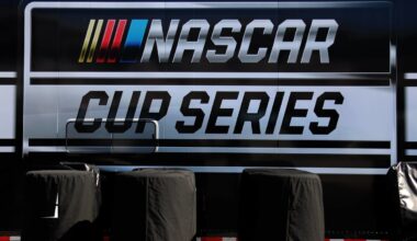 An image with the NASCAR Cup Series logo present