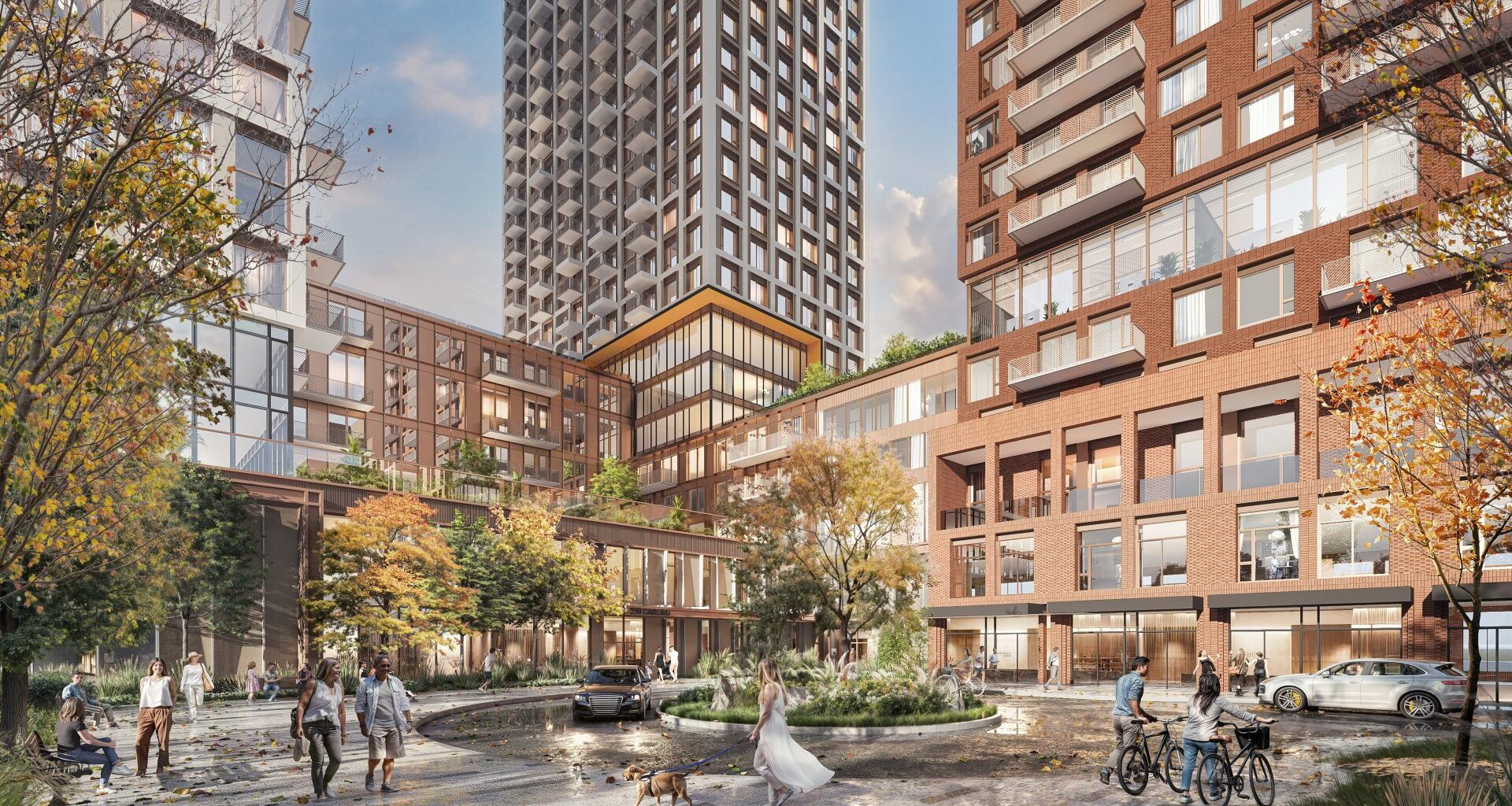 A rendering of a proposed development at 299 Carling Ave. Image credite: Arcadis