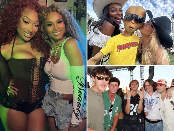 Famous Besties Hit Up Coachella!