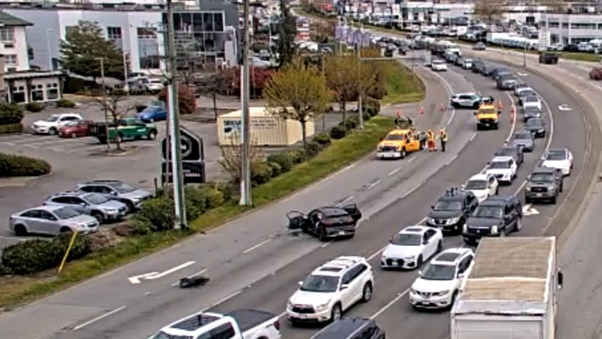 Witnesses sought in serious crash between car and semi on Hwy 10 Saturday | Fraser Valley Today