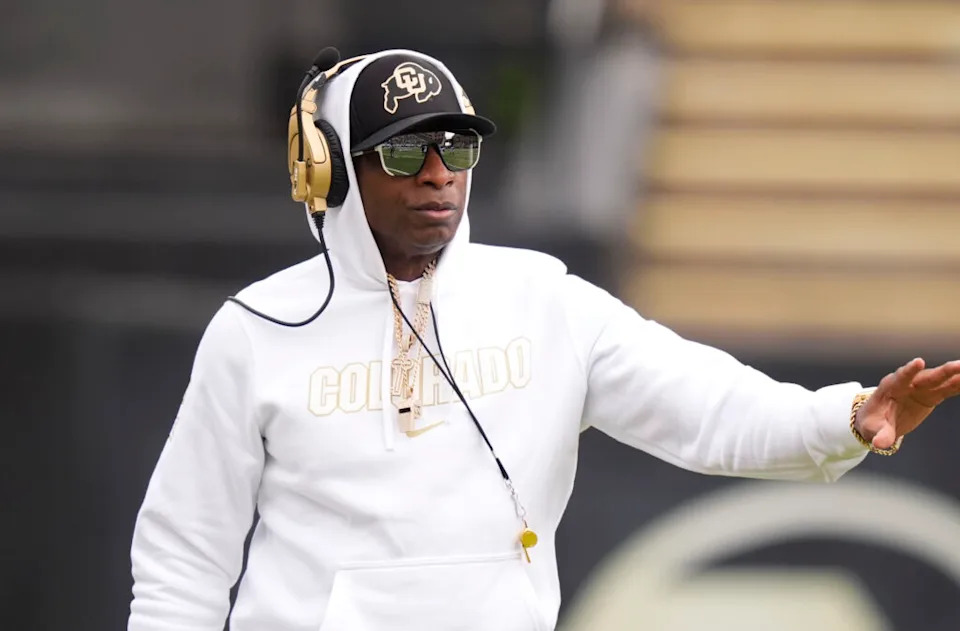 Colorado Buffaloes head coach Deion Sanders.