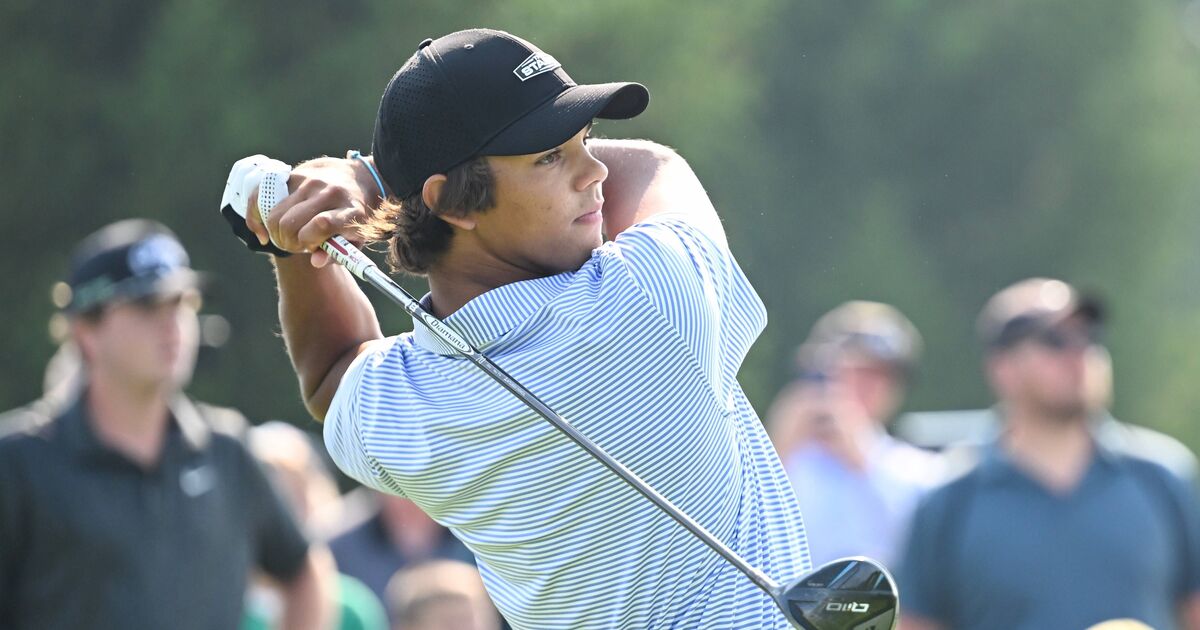 Charlie Woods endures poor golf return after Tiger's arrest - Golf - Sports