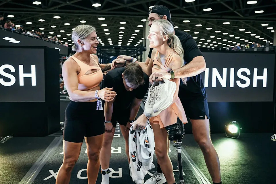 Kennedy Bingham and friends after the fitness eventCredit: Kennedy Bingham