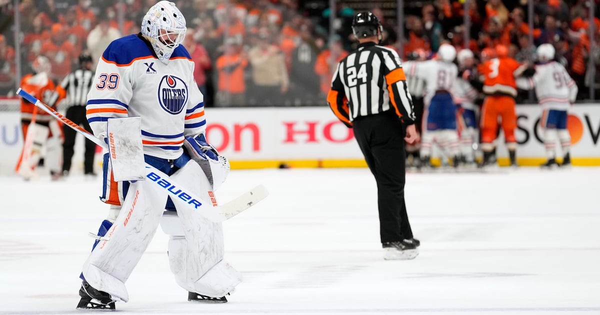 Connor McDavid scores, but Edmonton Oilers' defence leaky to trail in playoff series against Anaheim Ducks