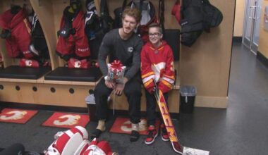 ‘He turns size into motivation’: Calgary Flames goalie inspires young fan to dream big - Calgary