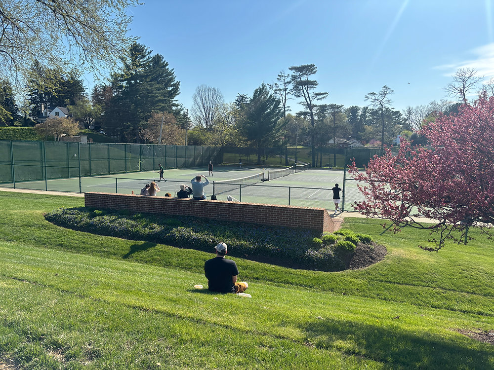 Warfield Tennis Courts - McDaniel Green Terror