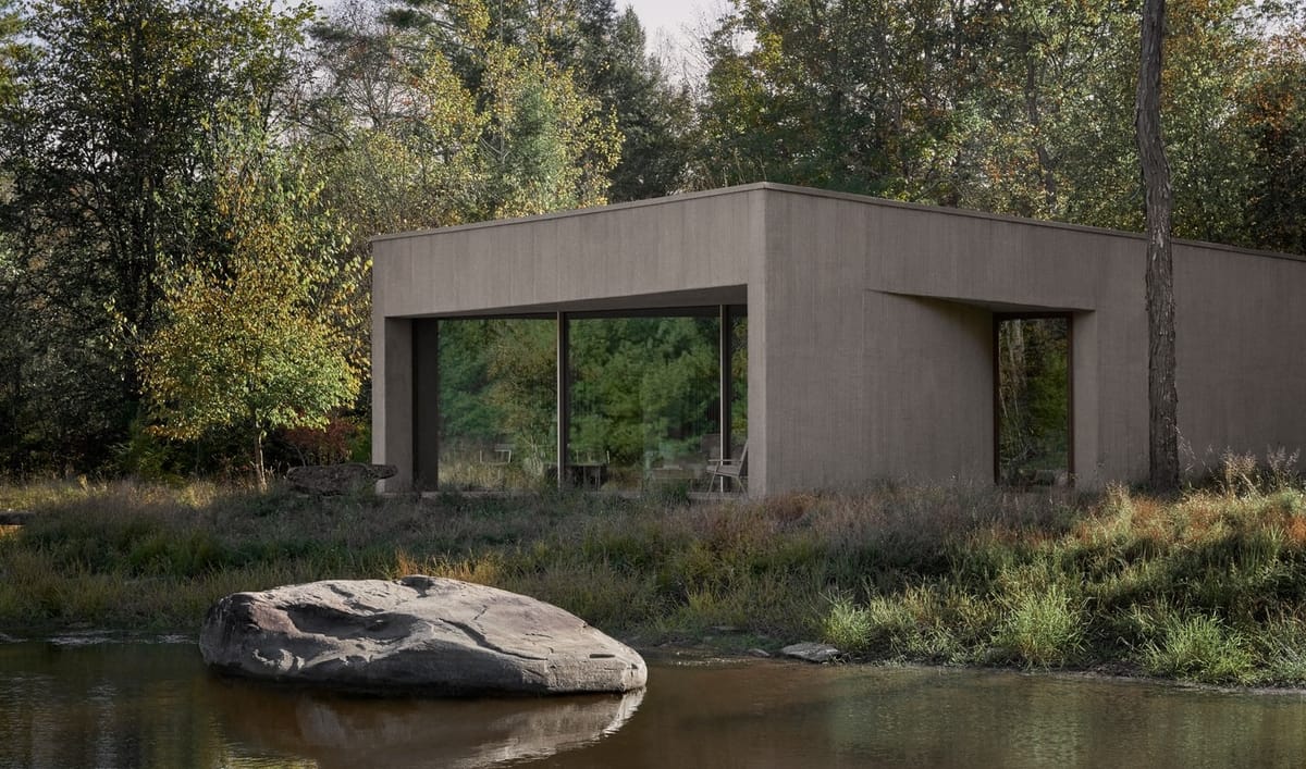 Johnston Marklee completes curving Vipp Pavilion in upstate NY forest | News