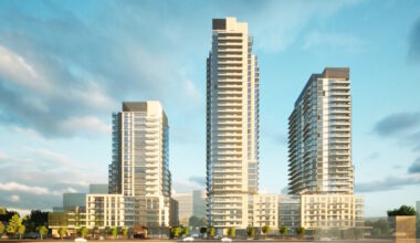 Three Towers Up to 34 Storeys Proposed in the Stockyards