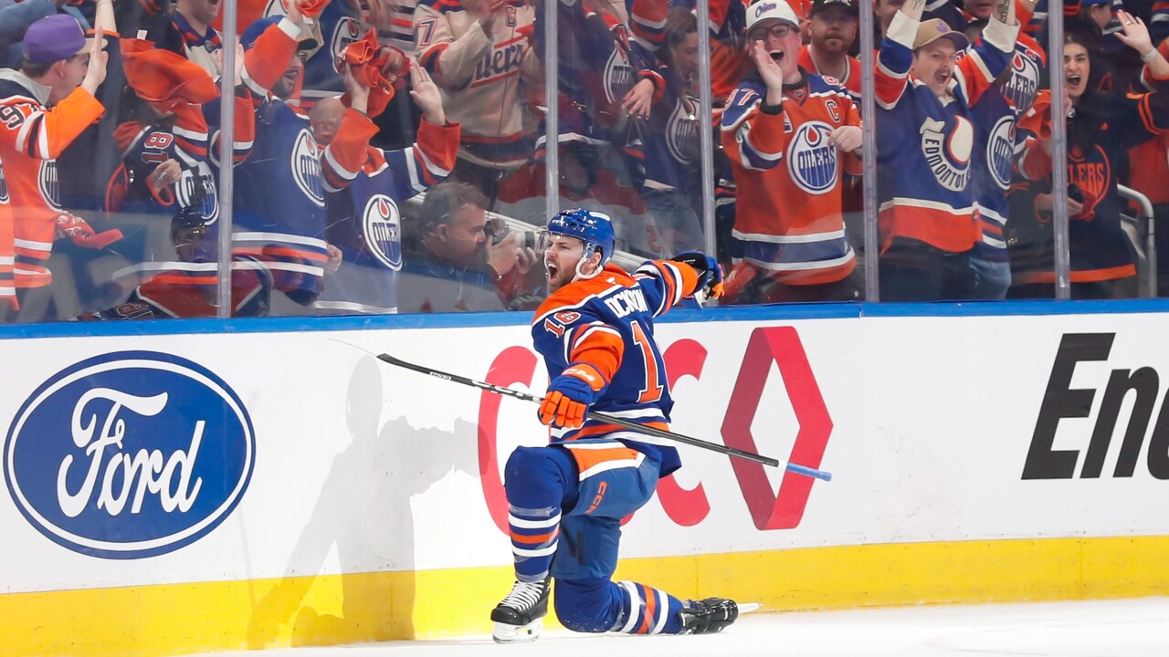 Oilers' depth steps up in Game 1 win on slow night for superstars