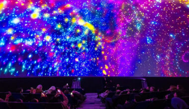 Pop-up planetarium brings cosmos to city