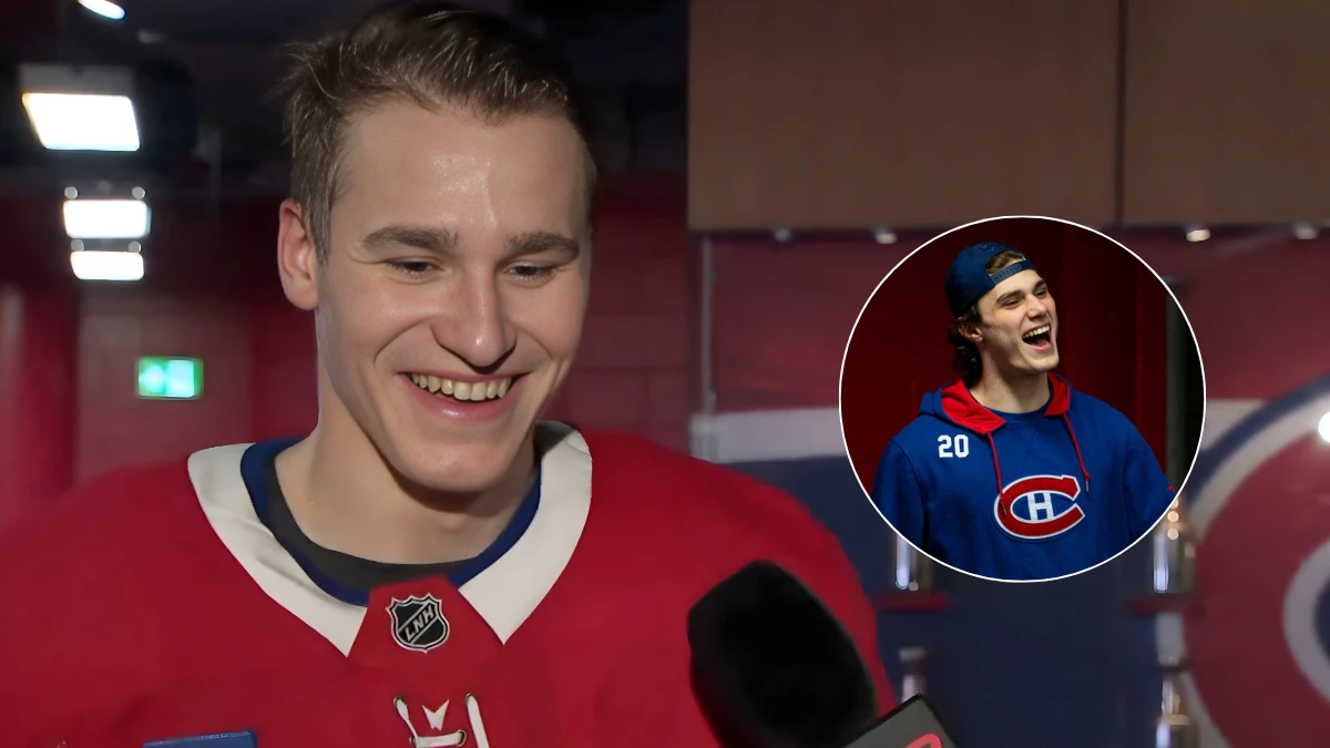 Photo of Ivan Demidov and Juraj Slafkovsky