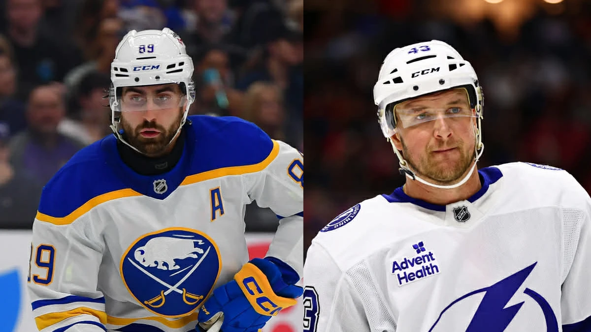 Tampa Bay Lightning defenseman Darren Raddysh (43) is seen in a game agains the Ottawa Senators during the first period at Canadian Tire Centre.