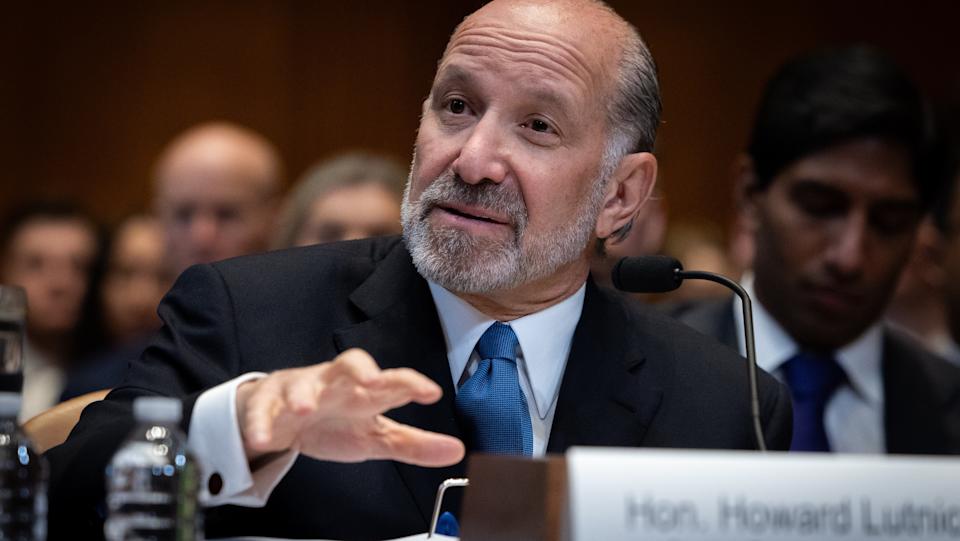 U.S. Secretary of Commerce Howard Lutnick appears before the Senate Appropriations Committee.