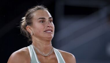 Aryna Sabalenka supported after Madrid exit | Tennis | Sport