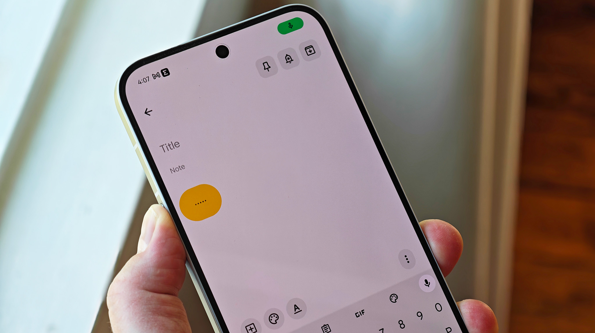Essential Voice on the Nothing Phone 4a Pro
