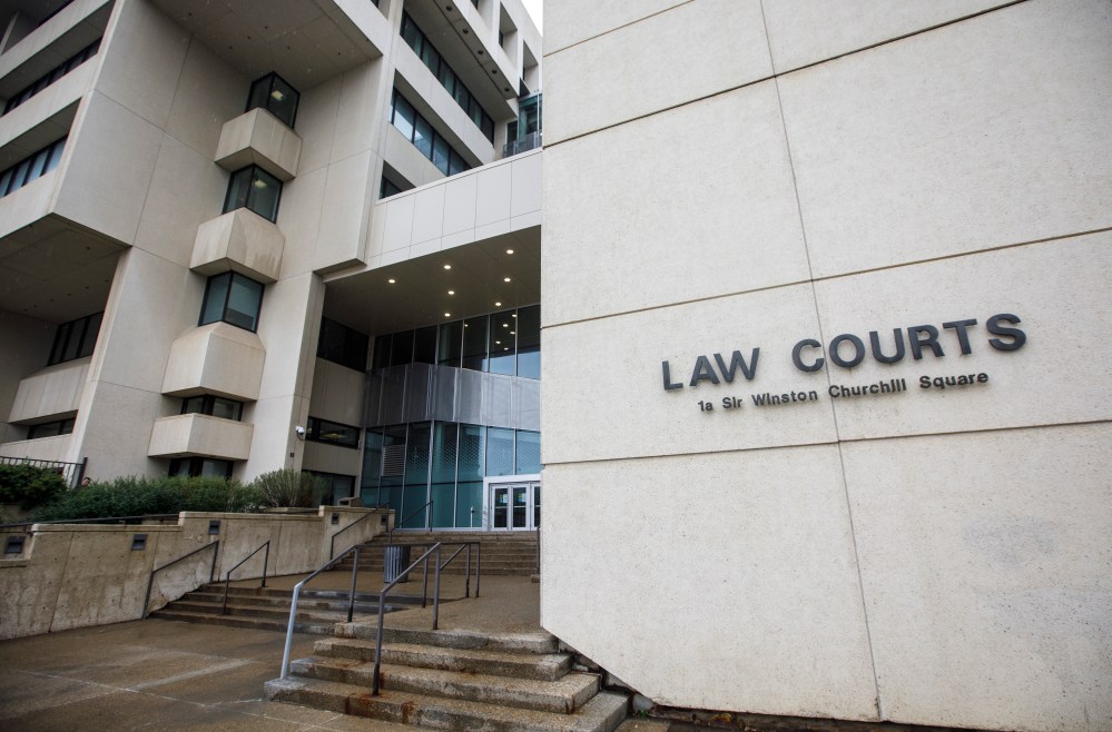 Edmonton Law Courts are shown in Edmonton on Wednesday, July 8, 2020. THE CANADIAN PRESS/Jason Franson