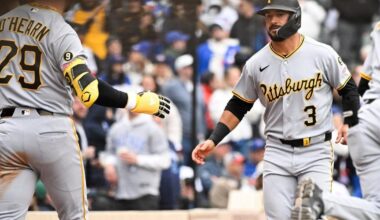 Pirates survive 2 bases-loaded scares, beat Cubs 4-3 on a throwing error to clinch series