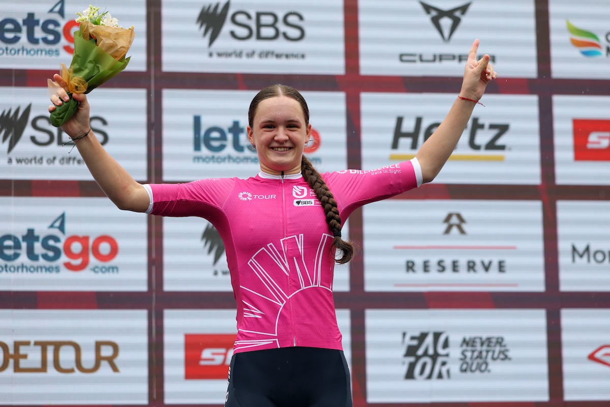 Neve Parslow (ARA-Skip Capital) claims the U19 women's series overall at the ProVelo Super League 2026