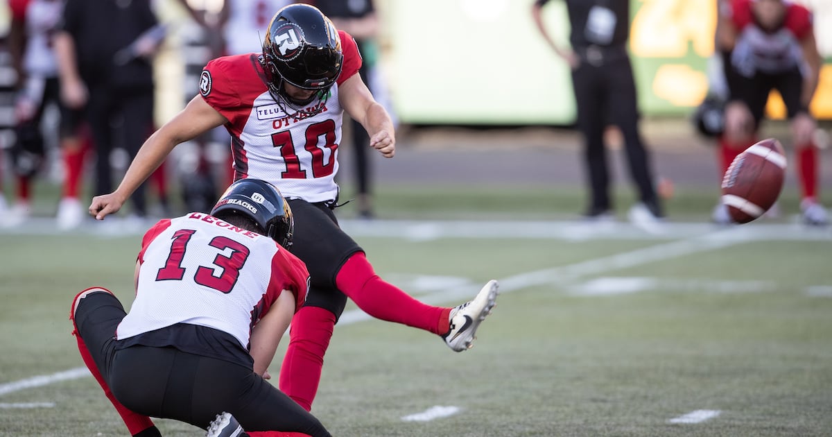 Ottawa Redblacks release kicker Lewis Ward