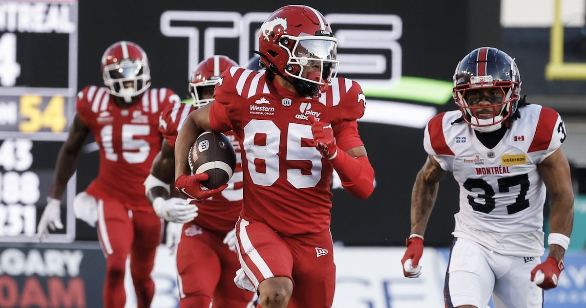 Stampeders receiver Jalen Philpot keeping an open mind about CFL's 2027 field changes